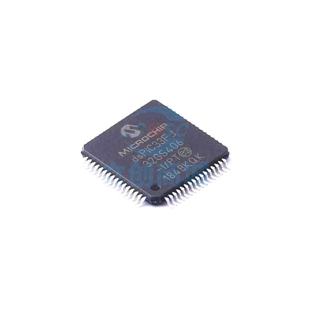 1 Pcs DSPIC33FJ32GS406-I/PT TQFP-64 - DSPIC33FJ32GS406-I/PT