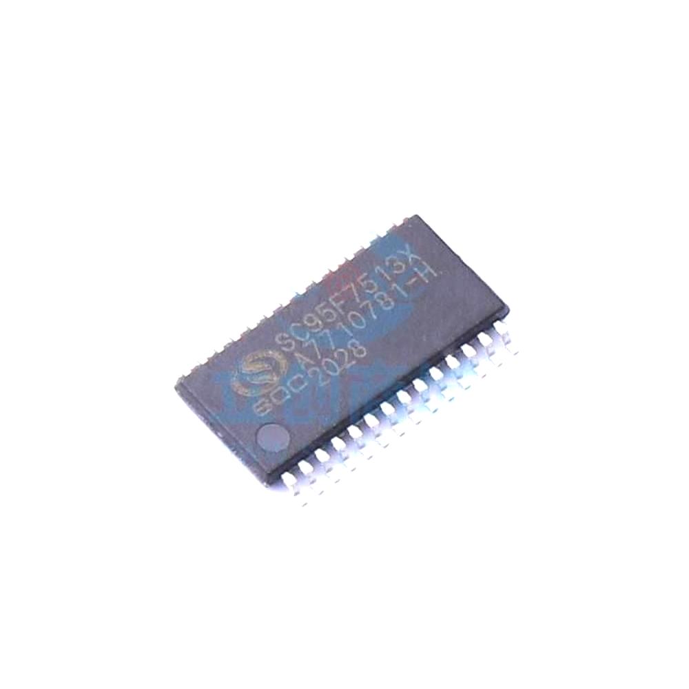 1 Pcs MCU (MCU/MPU/SOC) MCU TSSOP28 SC95F7513X28U