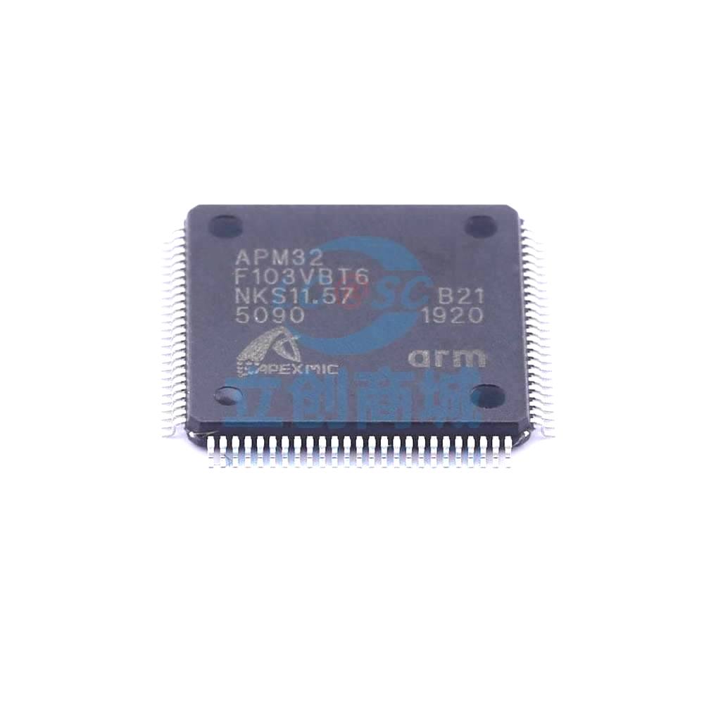 1 Pcs Microcontroller (MCU/MPU/SOC) APM32F103VBT6 LQFP-100 APM32F103VBT6