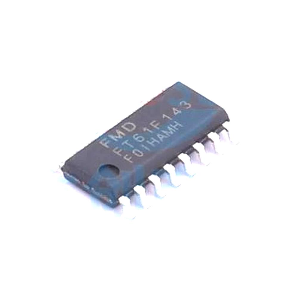 1 Pcs Microcontroller (MCU/MPU/SOC) FT61F143-RB SOP-16 FT61F143-RB