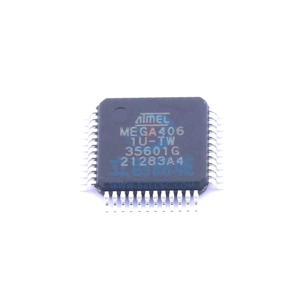 1 Pcs Microcontroller (MCU/MPU/SOC) ATMEGA406-1AAU LQFP-48 ATMEGA406-1AAU