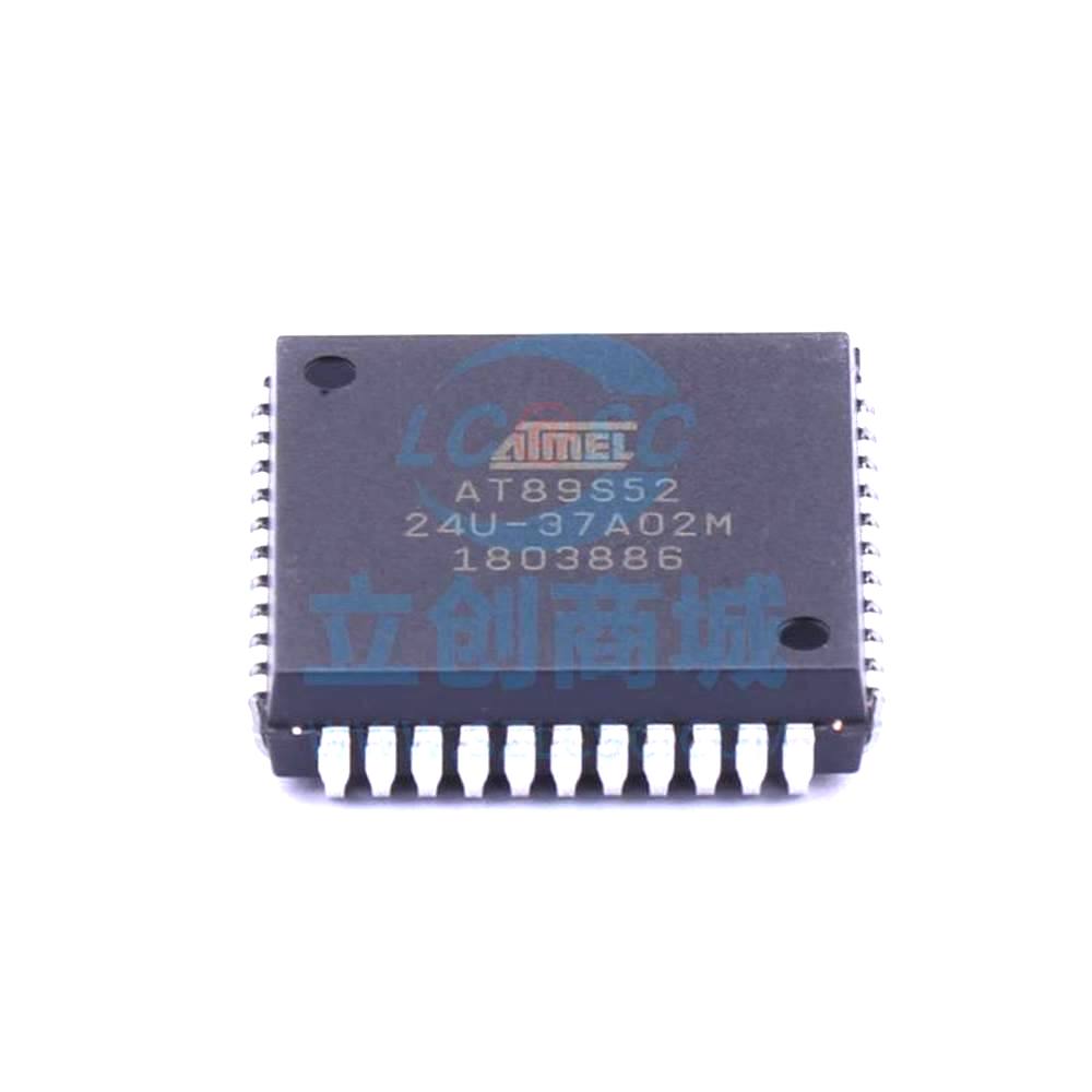 1 Pcs AT89S52-24JU PLCC-44 8-Bit 24MHz 8KB AT89S52-24JU