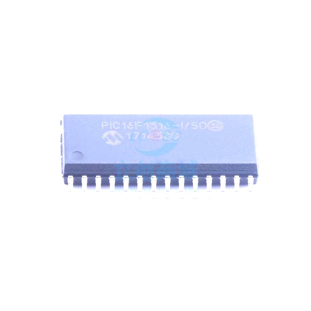 1 Pcs PIC16F1516-I/SO SOIC-28_300mil 8-Bit 20MHz 14KB (8K x 14) PIC16F1516-I/SO