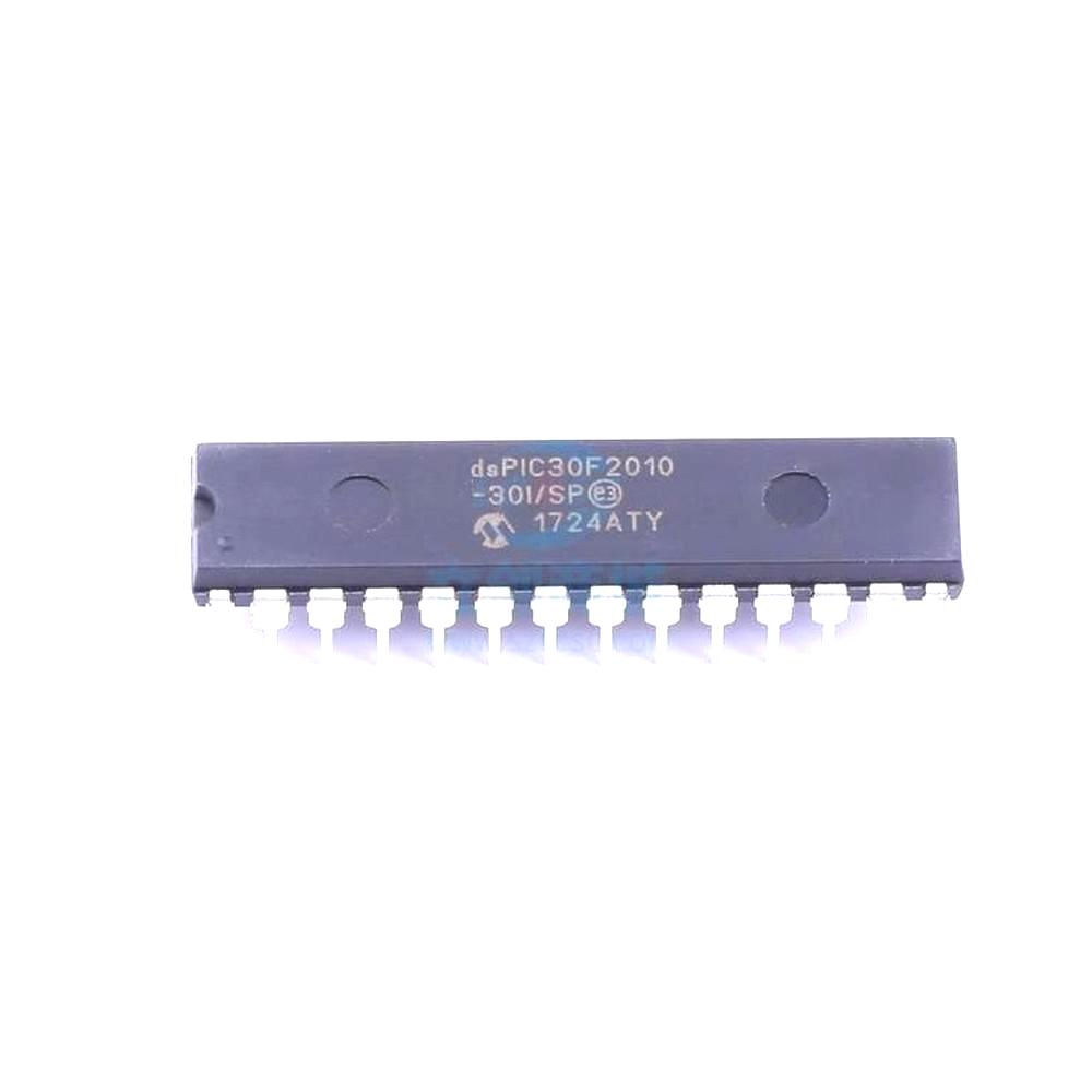 1 Pcs DSPIC30F2010-30I/SP DIP-28_300mil 16-Bit 30MIPs 12KB (4K x 24) DSPIC30F2010-30I/SP