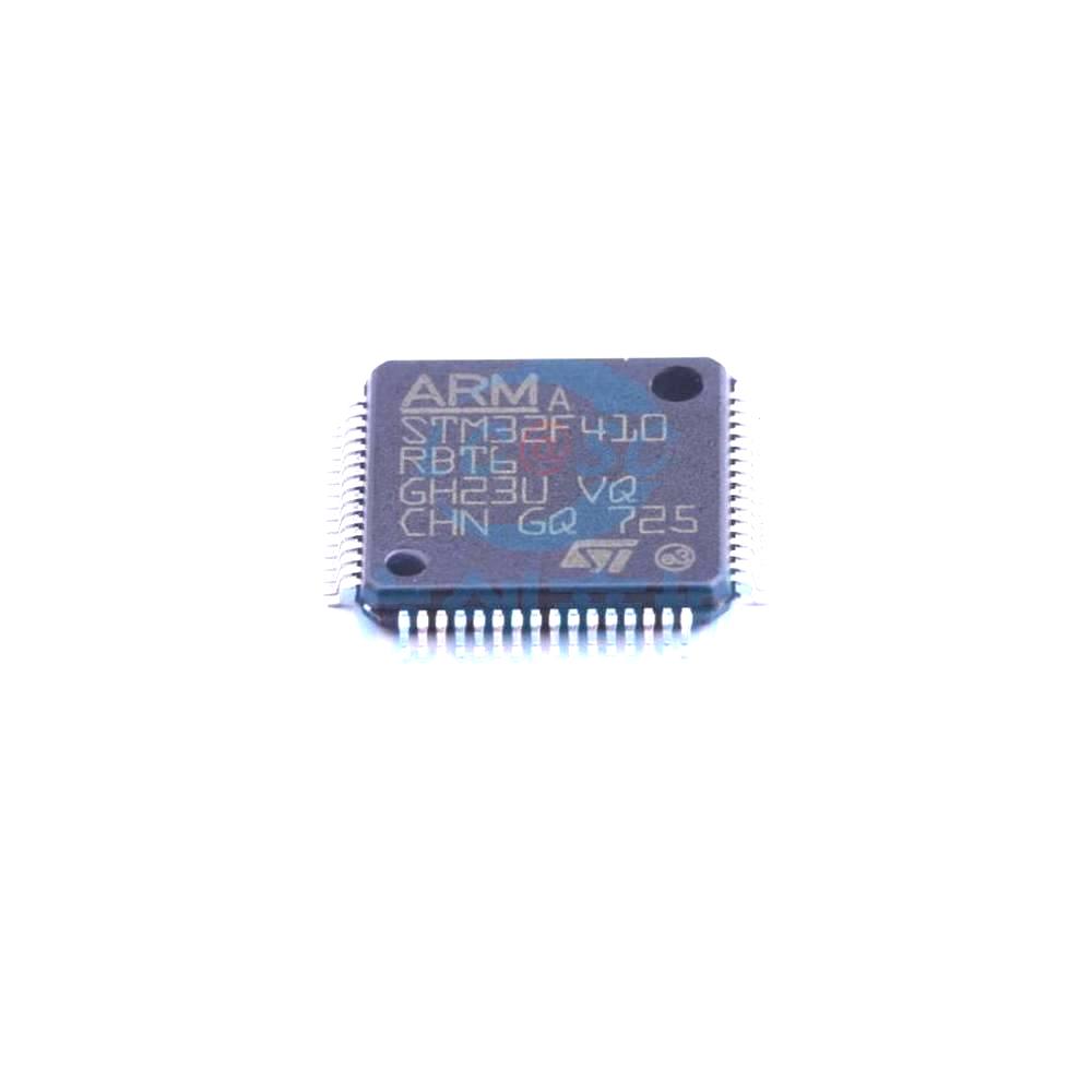 1 Pcs STM32F410RBT6 LQFP-64_10x10x05P 32-Bit 100MHz 128KB STM32F410RBT6