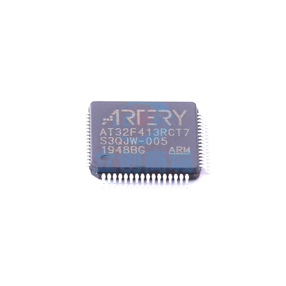 1 Pcs Microcontroller (MCU/MPU/SOC) AT32F413RCT7 LQFP-64 AT32F413RCT7