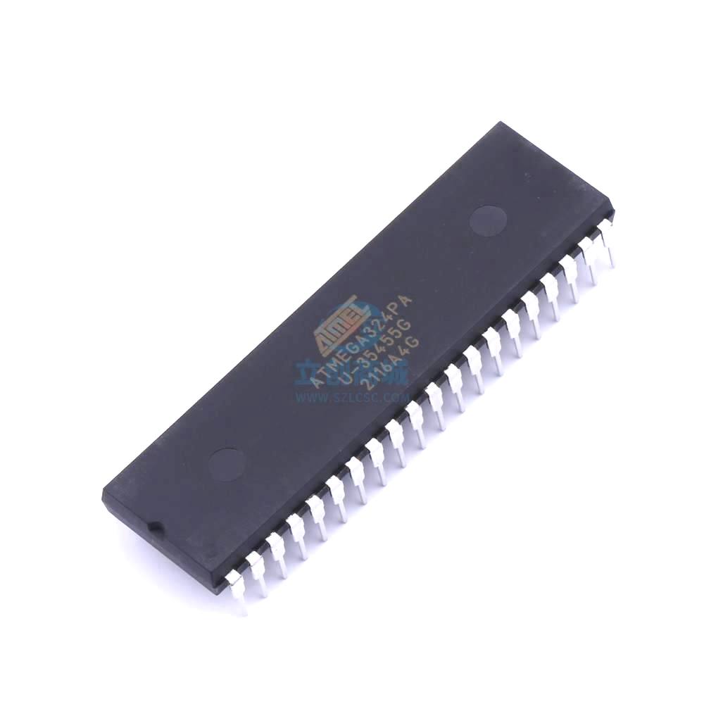 1 Pcs Microcontroller (MCU/MPU/SOC) ATMEGA324PAPU PDIP-40 ATMEGA324PA-PU