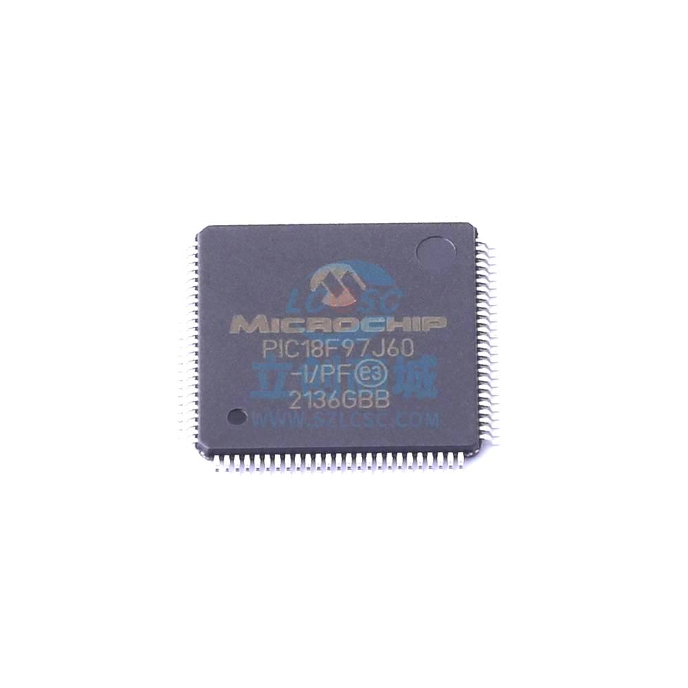 1 Pcs Microcontroller (MCU/MPU/SOC) PIC18F97J60-I/PF TQFP-100 PIC18F97J60-I/PF