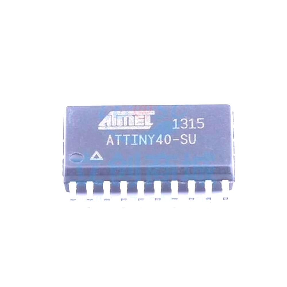 1 Pcs ATTINY40-SU SOIC-20_300mil 8-Bit 12MHz 4KB (2K x 16) ATTINY40-SU