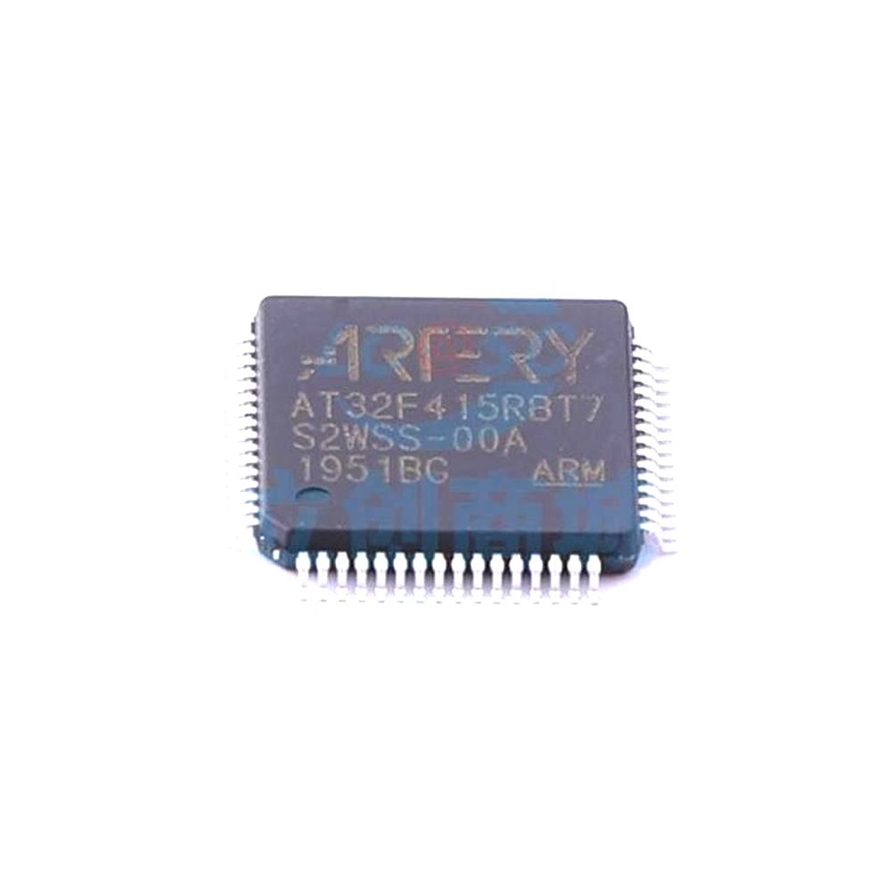 1 Pcs Microcontroller (MCU/MPU/SOC) AT32F415RBT7 LQFP-64 AT32F415RBT7