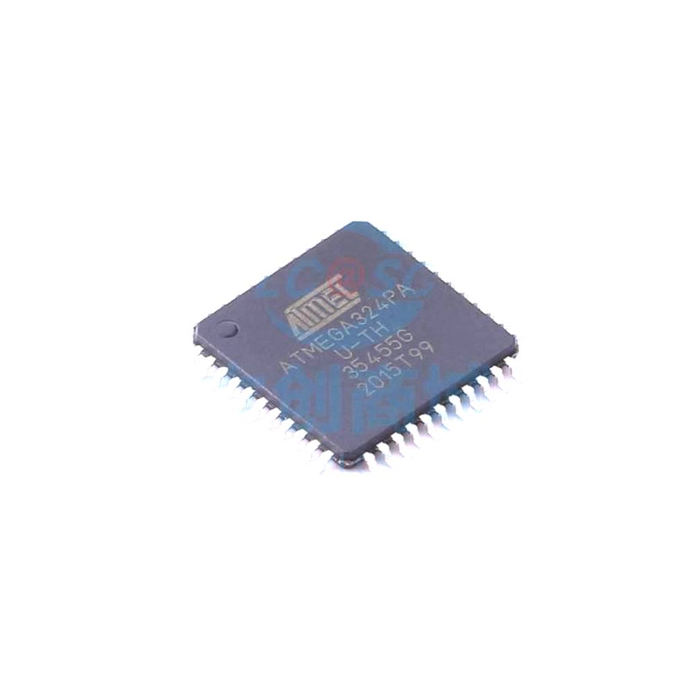 1 Pcs ATMEGA324PA-AU TQFP-44_10x10x08P 8-Bit 20MHz 32KB (16W) ATMEGA324PA-AU