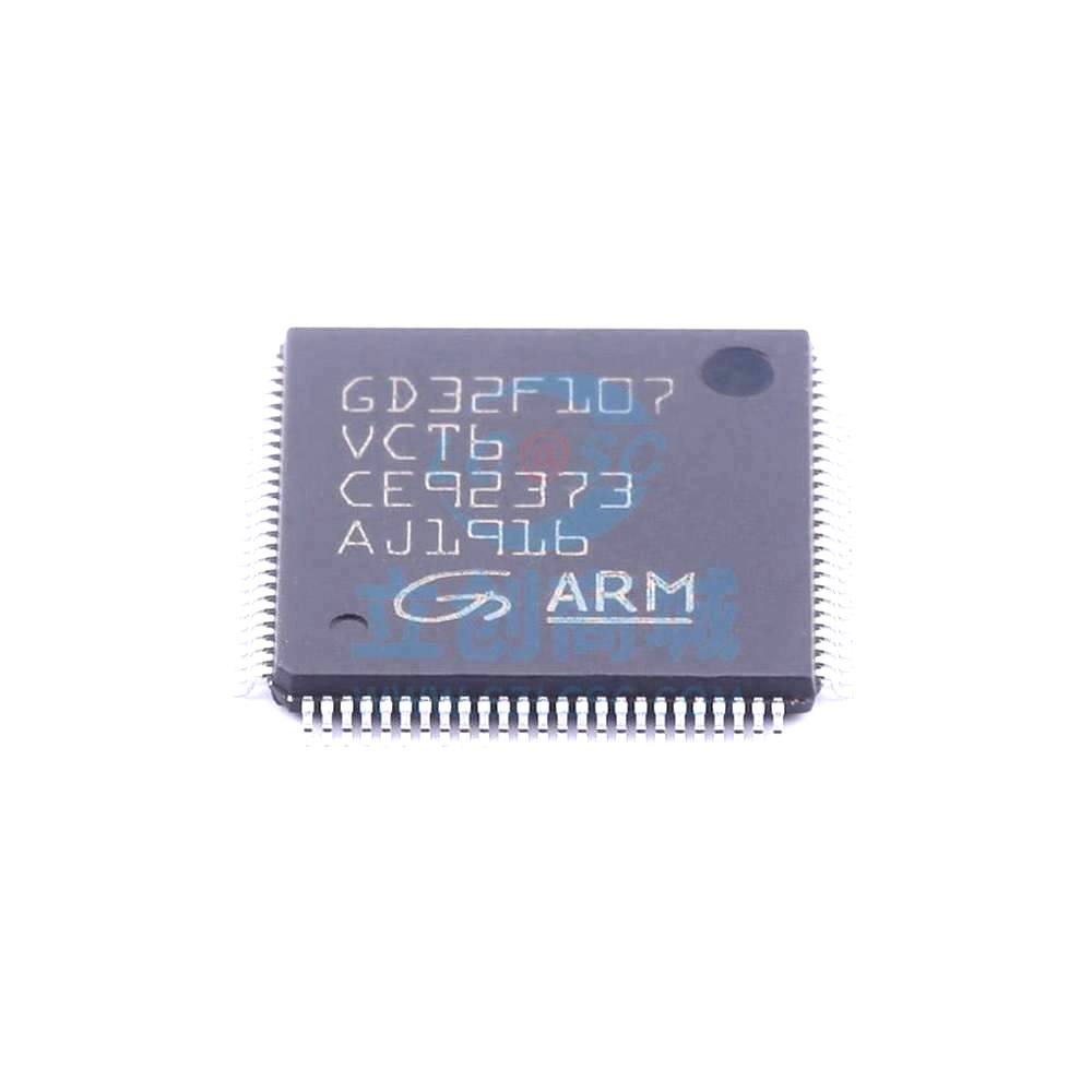 1 Pcs Microcontroller (MCU/MPU/SOC) GD32F107VCT6 LQFP-100_14x14x05P GD32F107VCT6