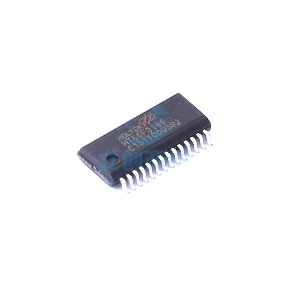 1 Pcs Microcontroller (MCU/MPU/SOC) HT66F3195 SSOP-28 HT66F3195