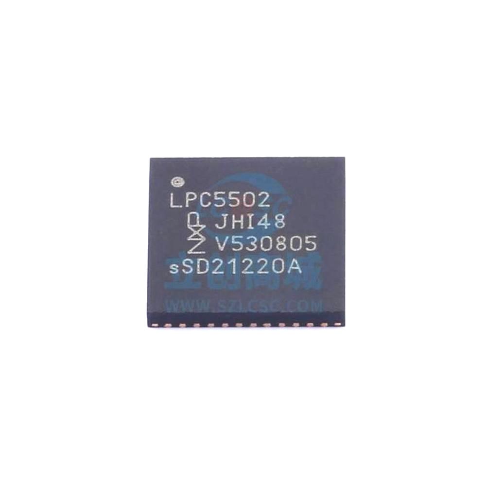 1 Pcs Microcontroller (MCU/MPU/SOC) LPC5502JHI48EL HVQFN-48 LPC5502JHI48EL