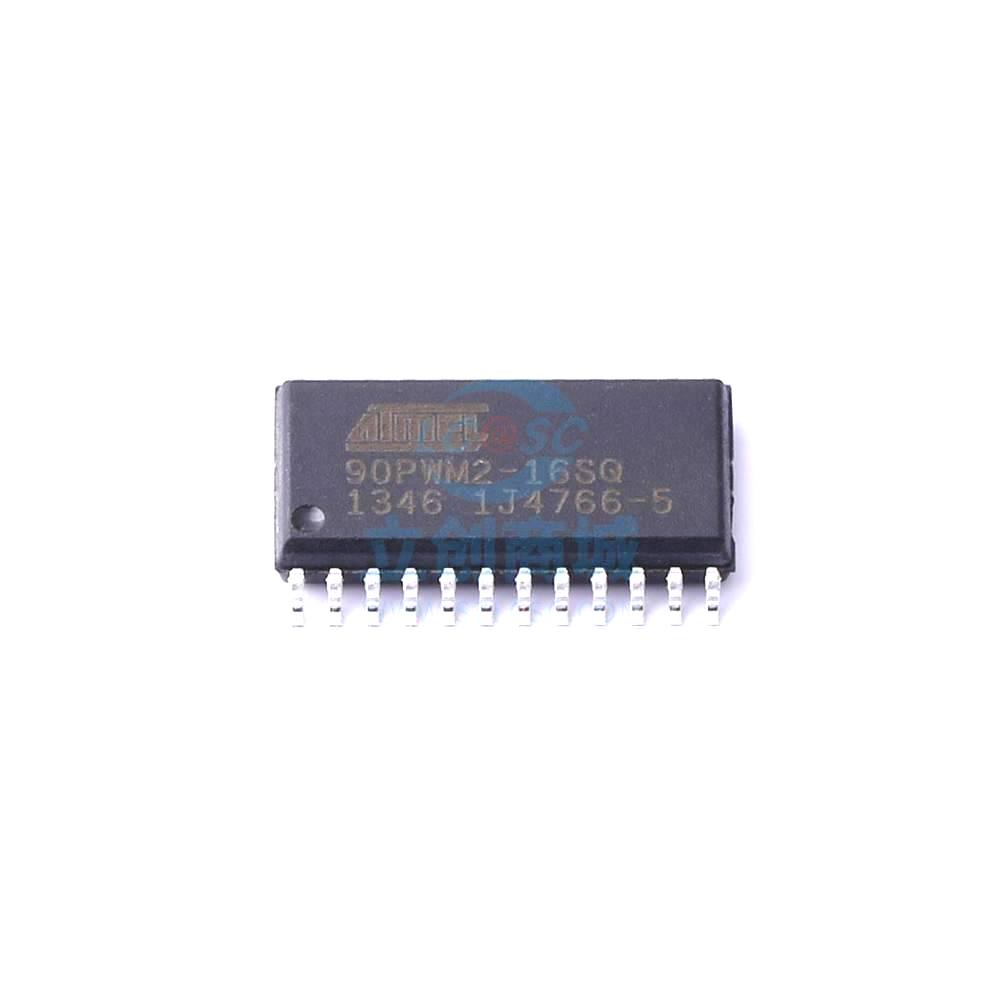 1 Pcs Microcontroller (MCU/MPU/SOC) 8-bitAtmelMicrocontrollerwith8KBytesISystemProgrammableFlsh SOIC-24 AT90PWM2-16SQ