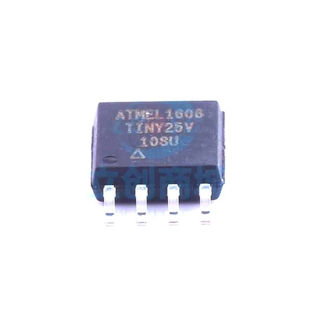 1 Pcs ATTINY25V-10SU SOIC-8_208mil 8-Bit 10MHz 2KB (1KX16) ATTINY25V-10SU