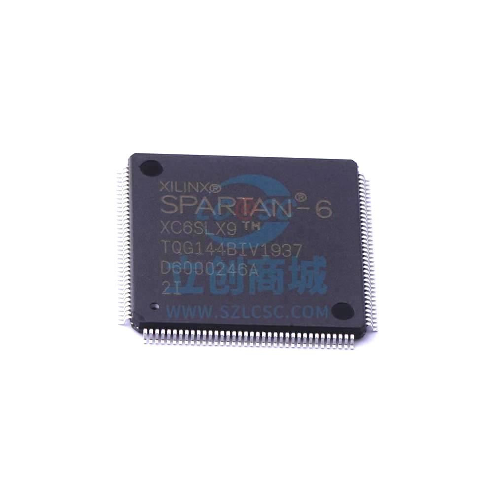 1 Pcs Programmable Logic Device (CPLD/FPGA) XC6SLX9-2TQG144I TQFP-144 XC6SLX9-2TQG144I