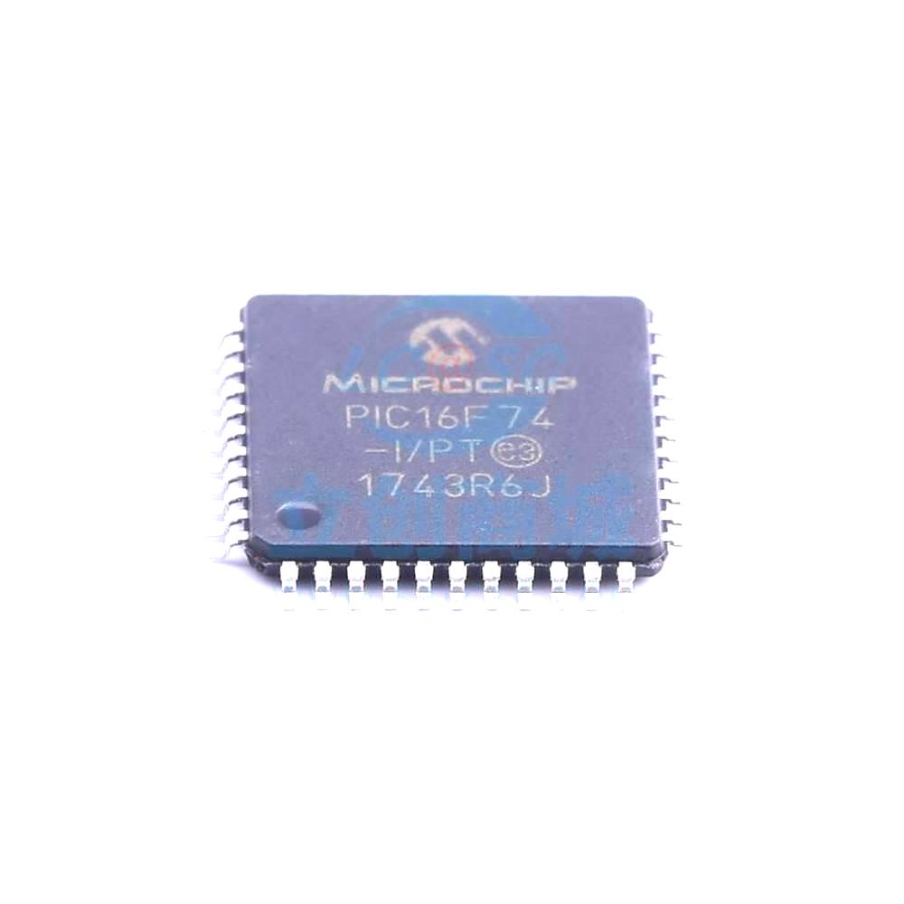 1 Pcs PIC16F74-I/PT TQFP-44_10x10x08P 8-Bit 20MHz 7KB (4K x 14) PIC16F74-I/PT