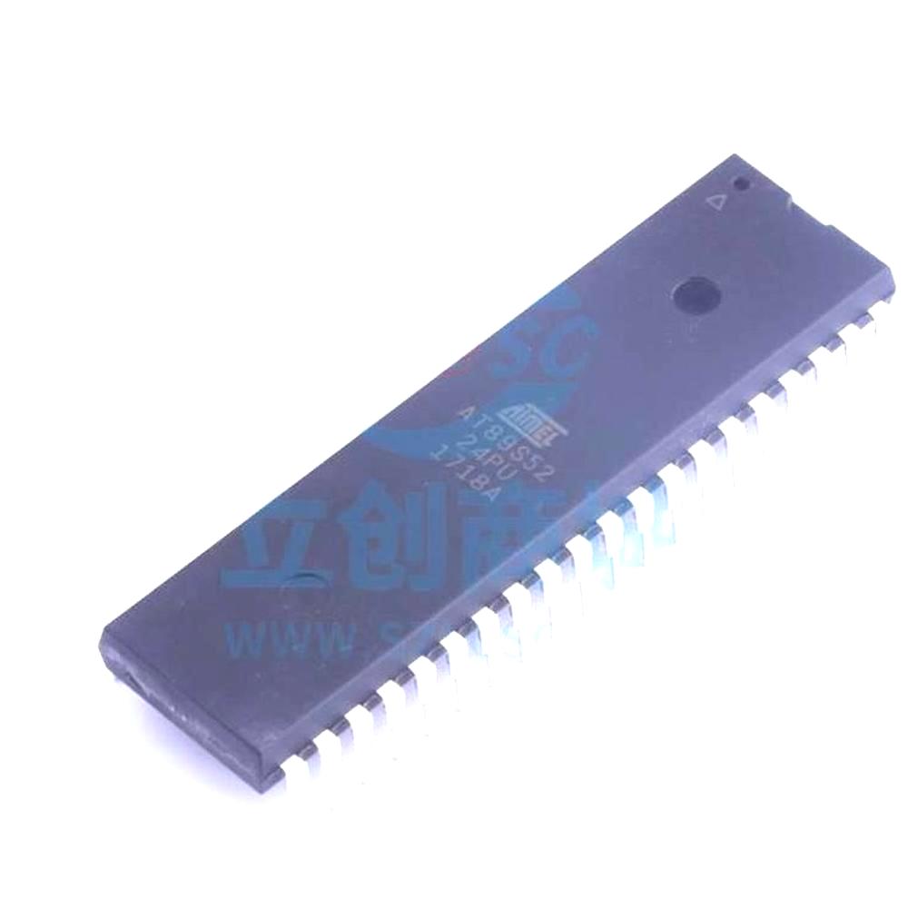 1 Pcs AT89S52-24PU DIP-40 8-Bit 24MHz 8KB AT89S52-24PU