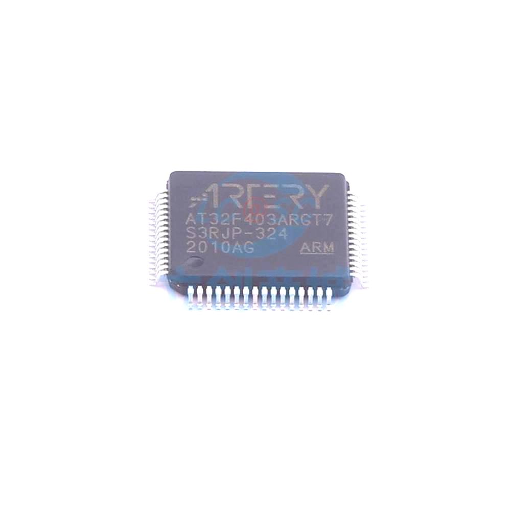 1 Pcs Microcontroller (MCU/MPU/SOC) AT32F403ARGT7 LQFP-64 AT32F403ARGT7