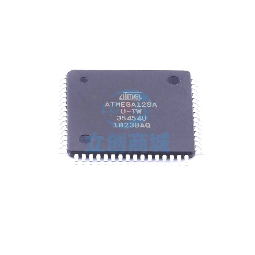 1 Pcs ATMEGA128A-AU TQFP-64_14x14x08P 8-Bit 16MHz 128KB (64KW) ATMEGA128A-AU