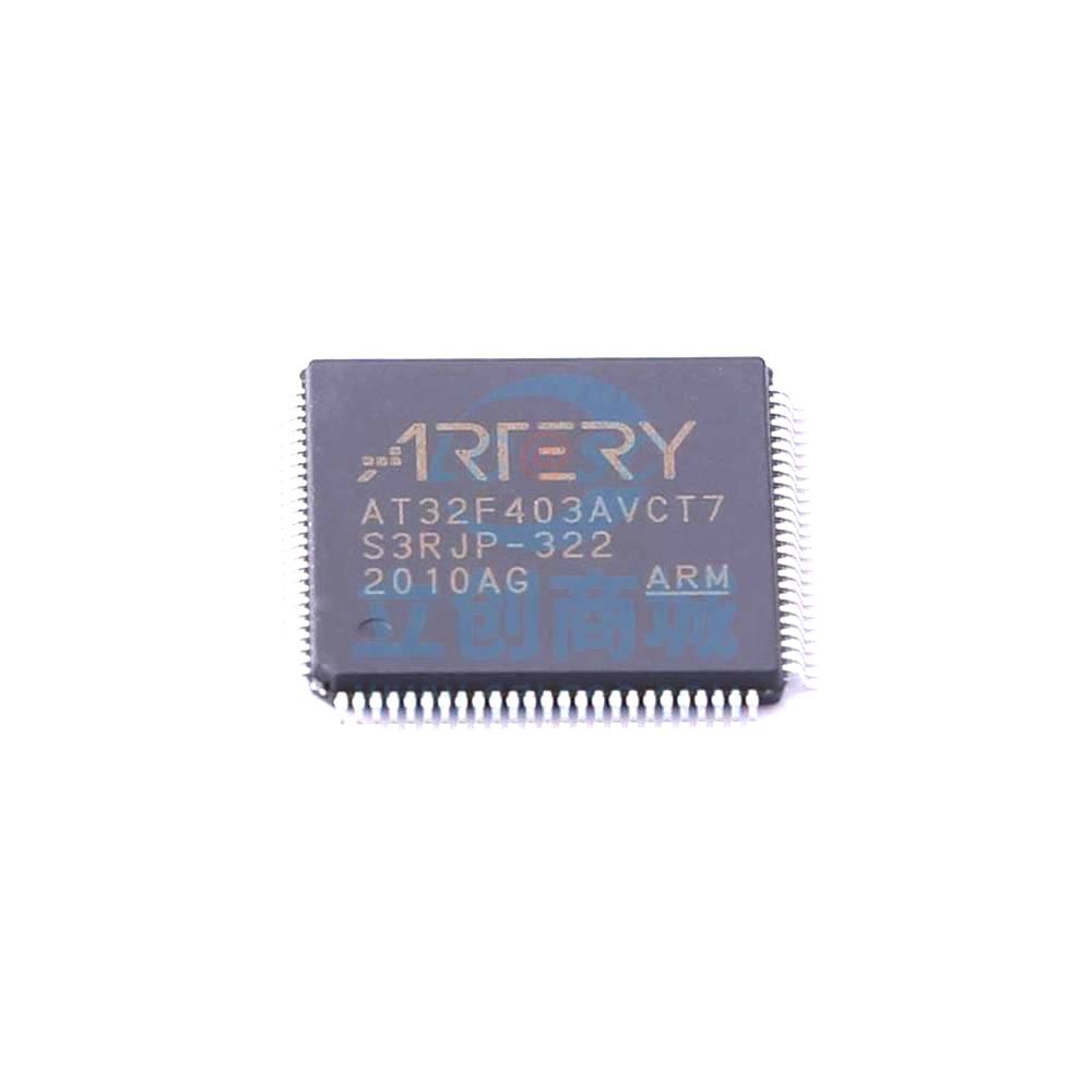 1 Pcs Microcontroller (MCU/MPU/SOC) AT32F403AVCT7 LQFP-100 AT32F403AVCT7