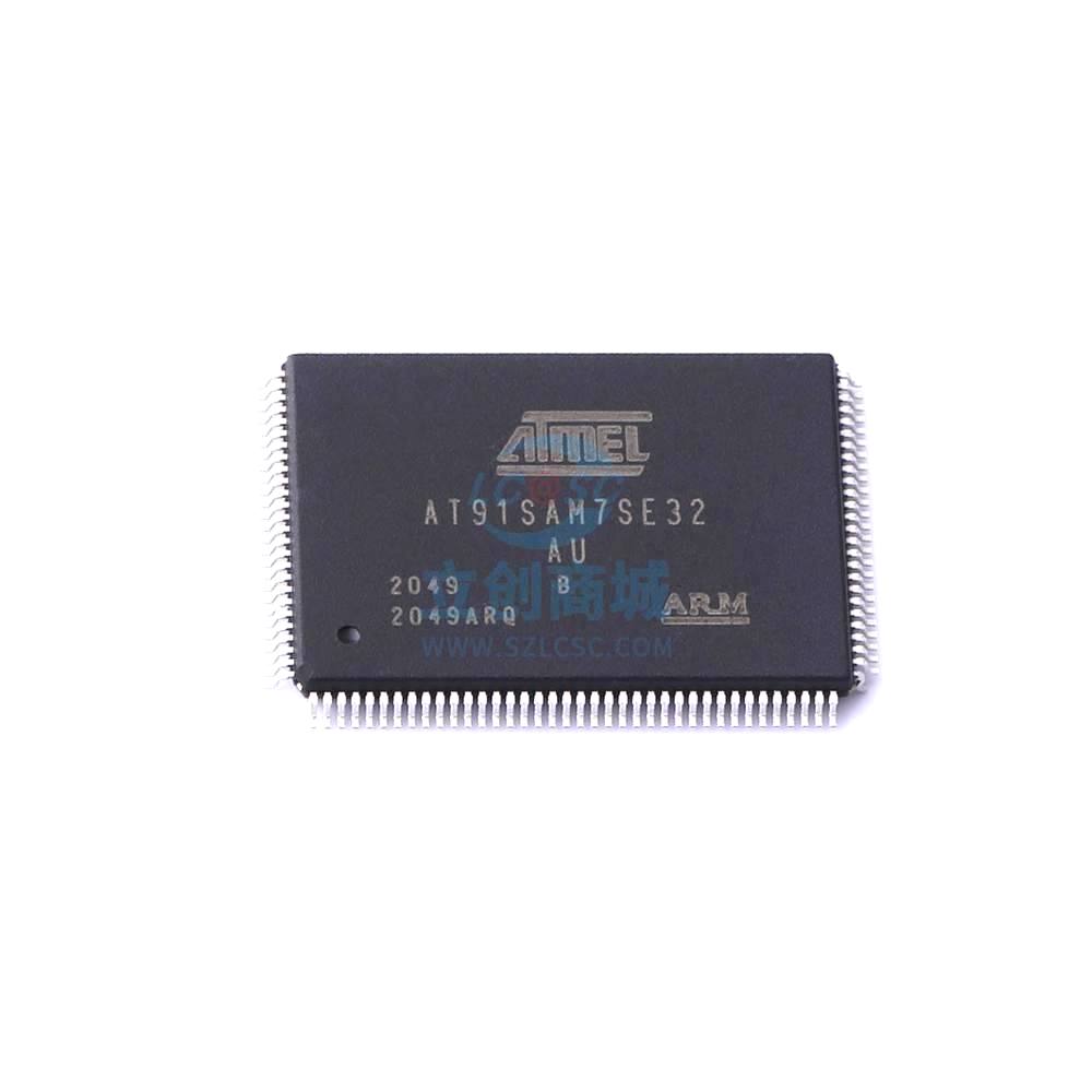 1 Pcs Microcontroller (MCU/MPU/SOC) AT91SAM7SE32B-AU LQFP-128 AT91SAM7SE32B-AU