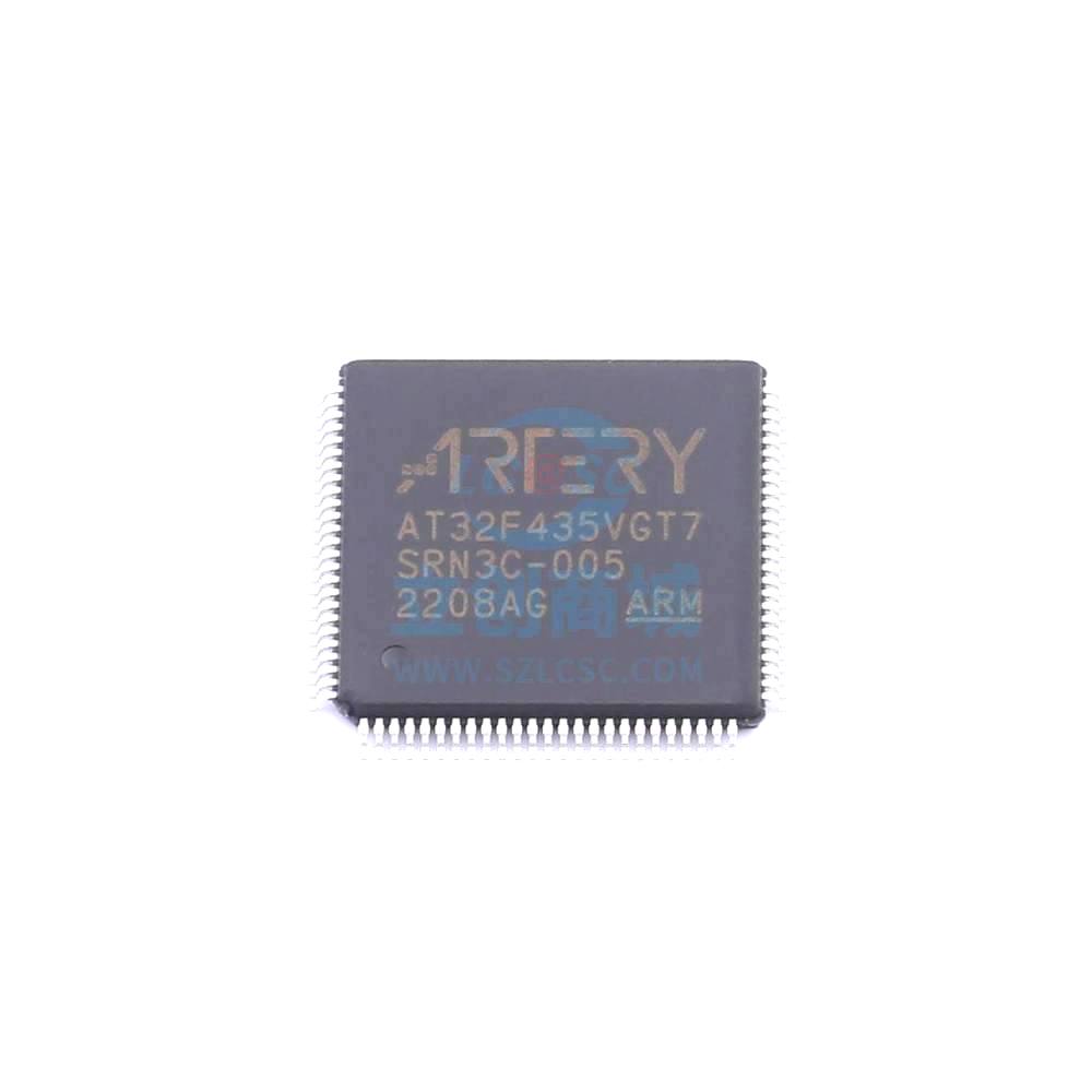 1 Pcs Microcontroller (MCU/MPU/SOC) AT32F435VGT7 LQFP-100 14x14 AT32F435VGT7