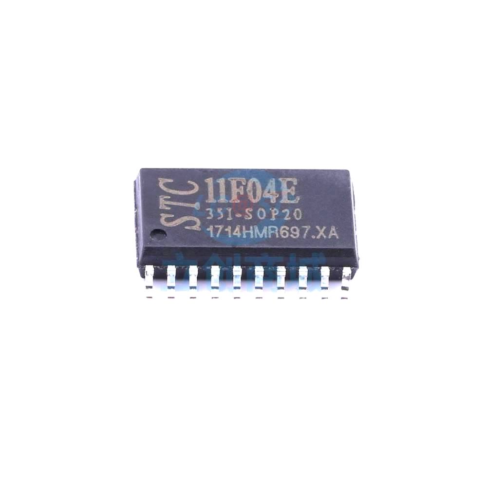 1 Pcs Microcontroller (MCU/MPU/SOC) STC11F04E-35I-SOP20 SOIC-20_300mil STC11F04E-35I-SOP20