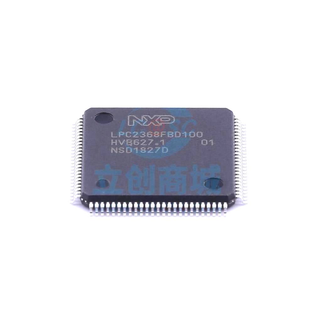 1 Pcs LPC2368FBD100,551 LQFP-100_14x14x05P 16/32-Bit 72MHz 512KB LPC2368FBD100,551