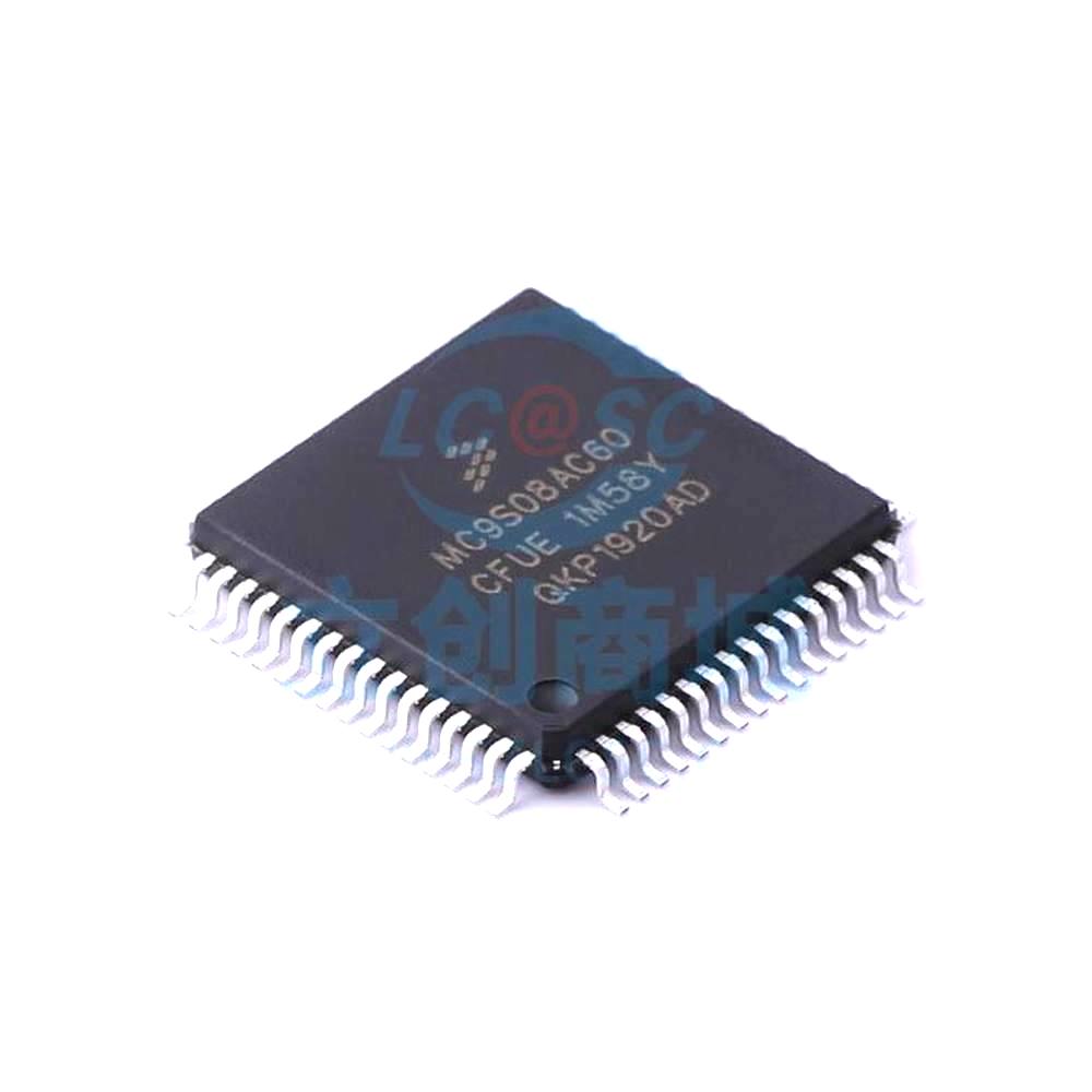 1 Pcs MC9S08AC60CFUE QFP-64 - MC9S08AC60CFUE