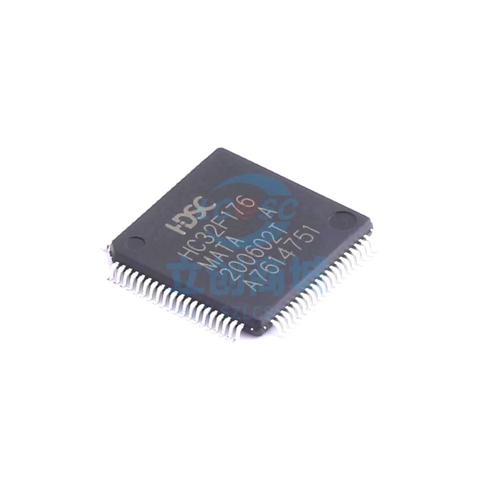 1 Pcs Microcontroller (MCU/MPU/SOC) HC32F176MATA-LQFP80 LQFP-80 HC32F176MATA-LQFP80