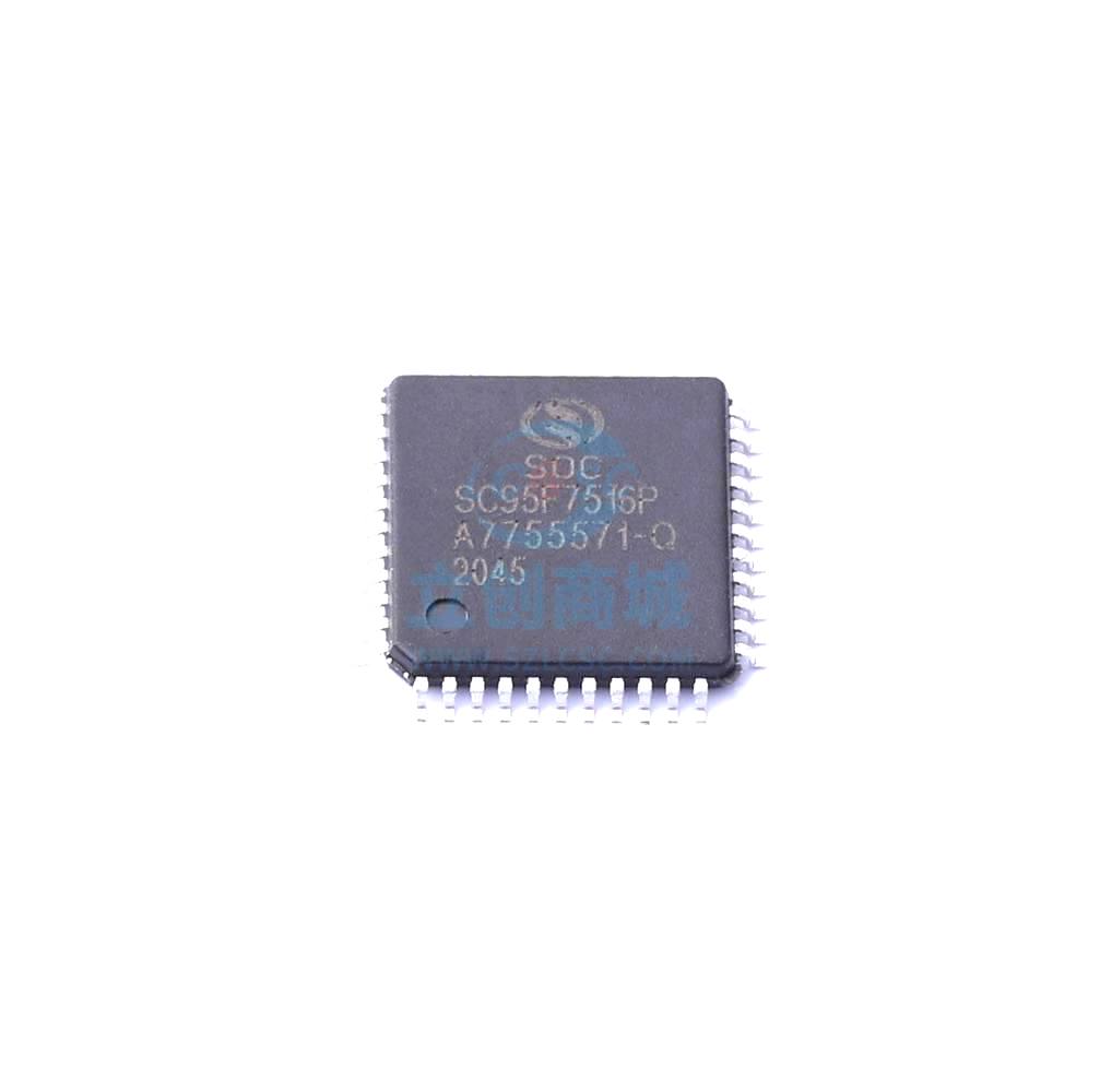 1 Pcs MCU (MCU/MPU/SOC) MCU LQFP44 SC95F7516P44R