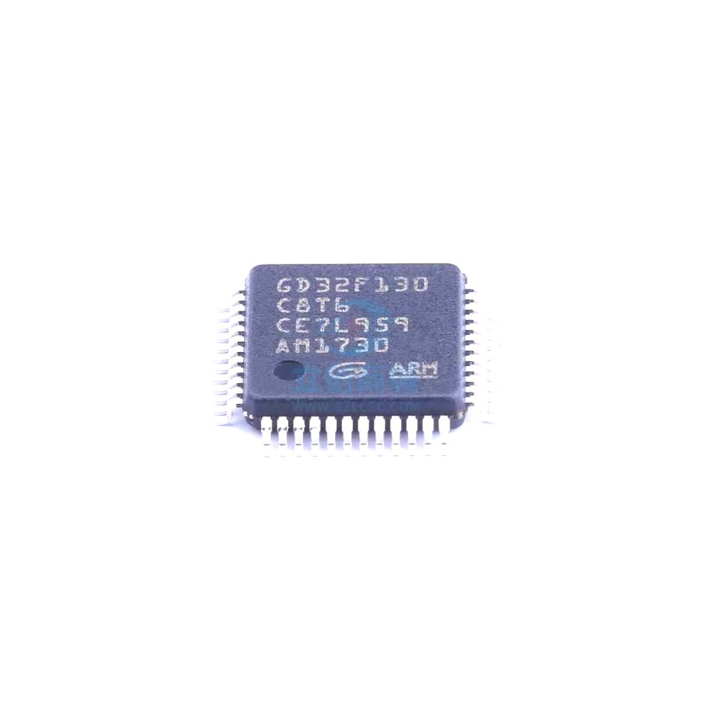 1 Pcs Microcontroller (MCU/MPU/SOC) GD32F130C8T6 LQFP-48_7x7x05P GD32F130C8T6