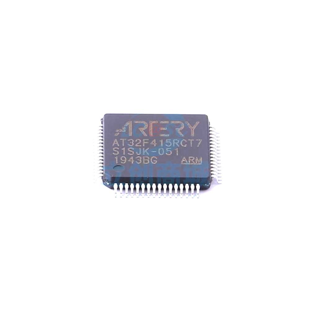 1 Pcs Microcontroller (MCU/MPU/SOC) AT32F415RCT7 LQFP-64 AT32F415RCT7