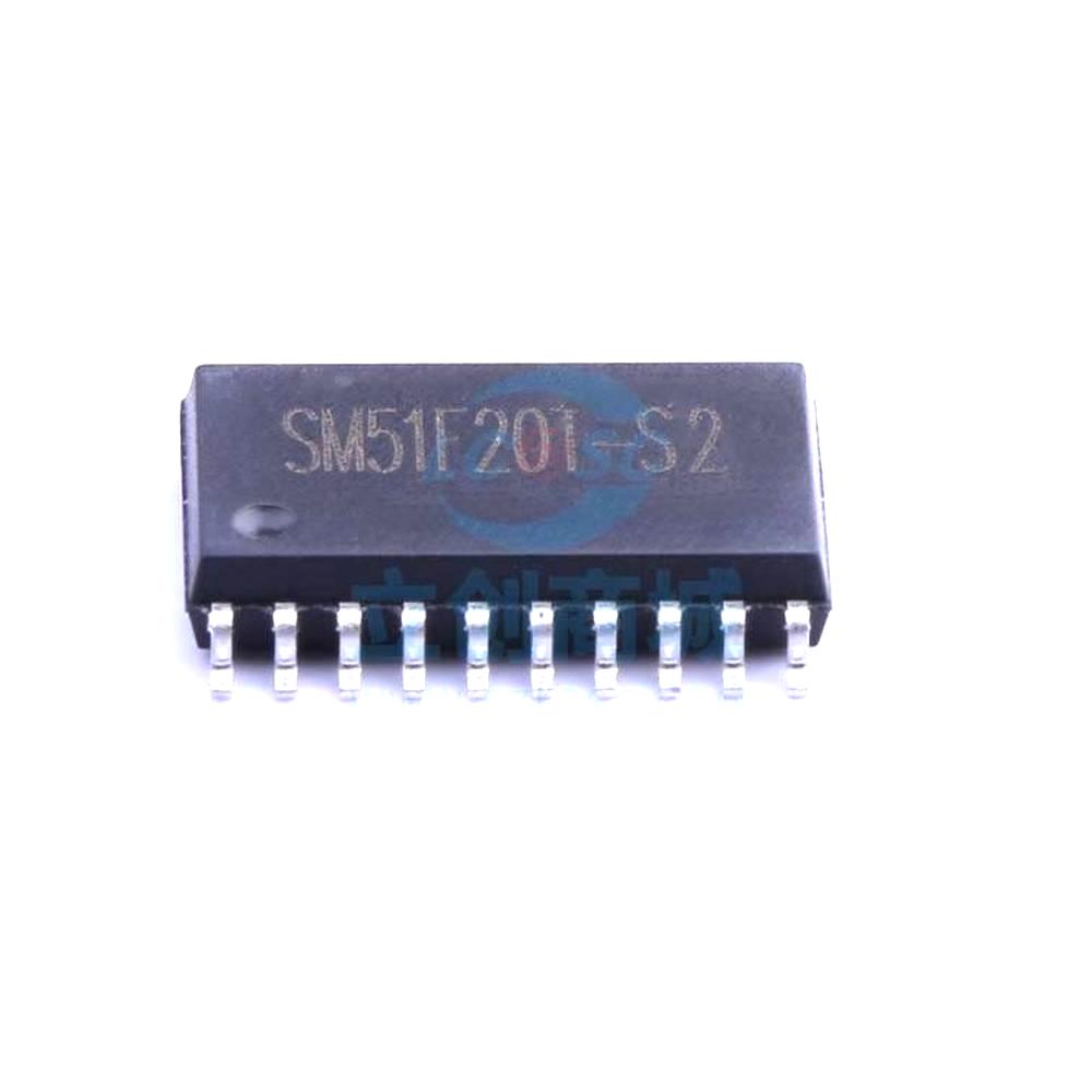 1 Pcs Microcontroller (MCU/MPU/SOC) SM51F20TS2 SOP-20_300mil SM51F20TS2